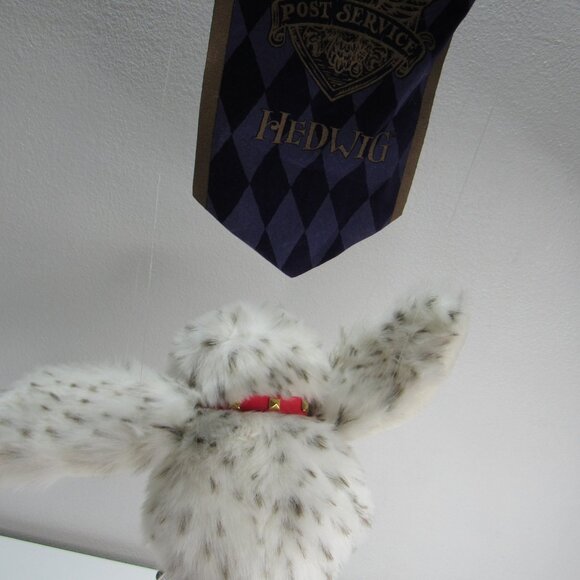 Harry Potter Plush Hedwig Flying Hook Hanging Owl Post Service Warner Bros - Picture 3 of 9